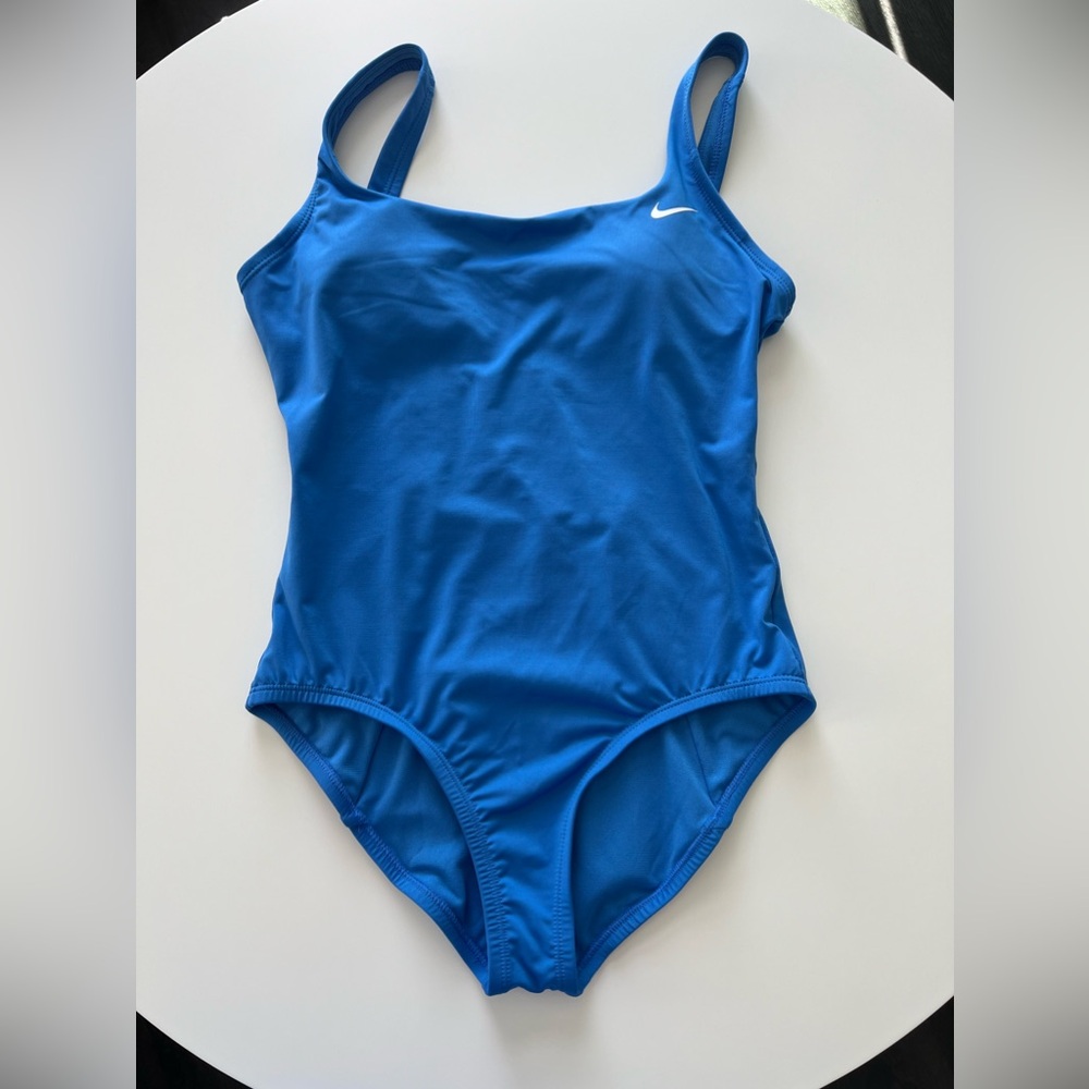 Nike Women's U-Back Blue One-Piece Swimsuit Size S